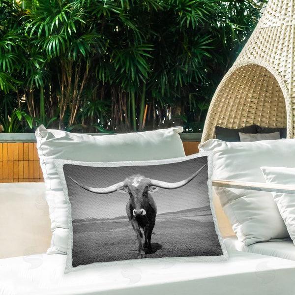 Stupell Industries Steve Toole | Longhorn Cow Portrait