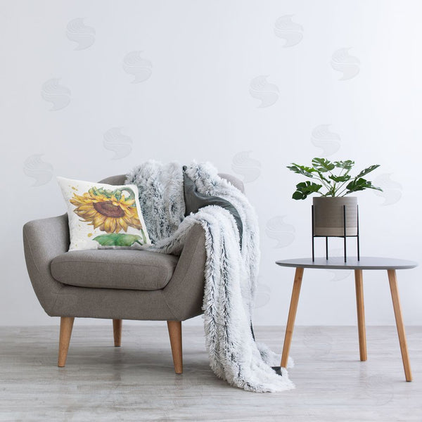 Stupell Industries Studio 731 | Drooping Sunflower Bloom Printed Throw Pillow