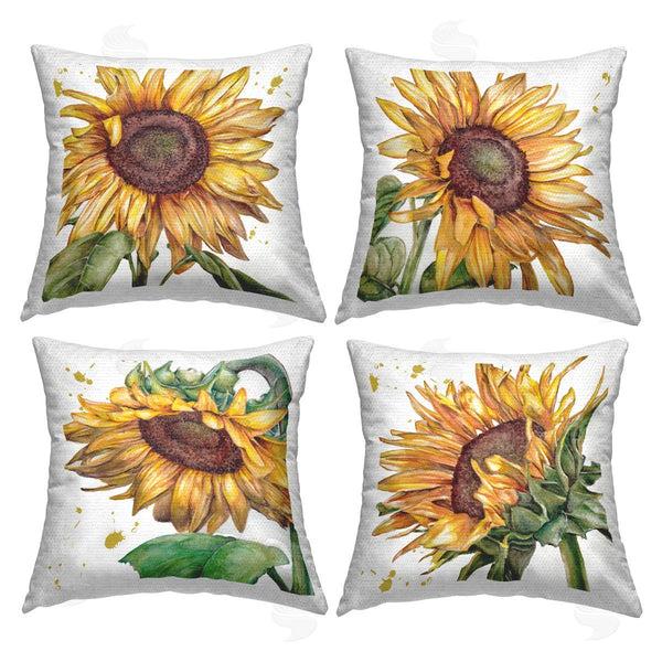 Stupell Industries Studio 731 | Modern Farmhouse Sunflowers Printed Throw Pillow Set