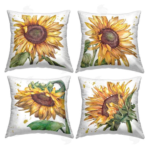 stupell industries Studio 731 | Modern Farmhouse Sunflowers Printed Throw Pillow Set