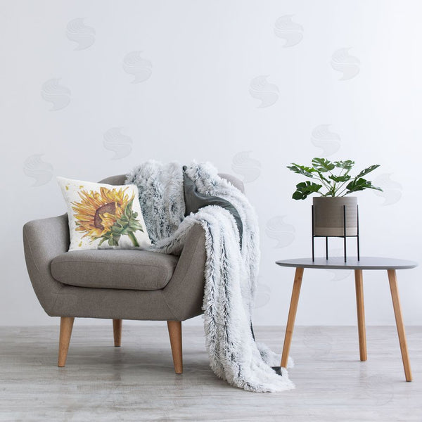 Stupell Industries Studio 731 | Modern Sunflower Bloom Printed Throw Pillow