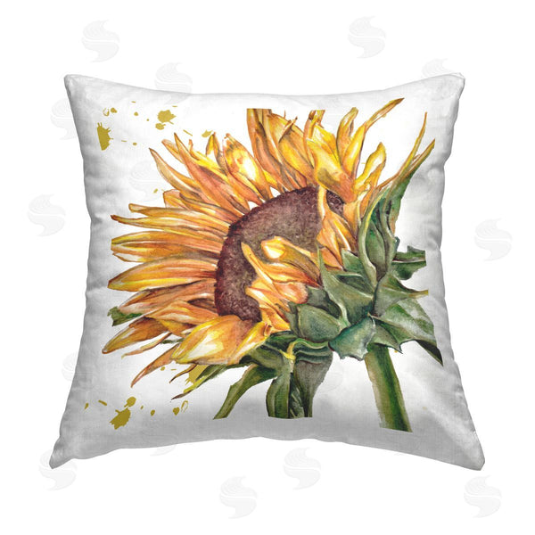 stupell industries Studio 731 | Modern Sunflower Bloom Printed Throw Pillow