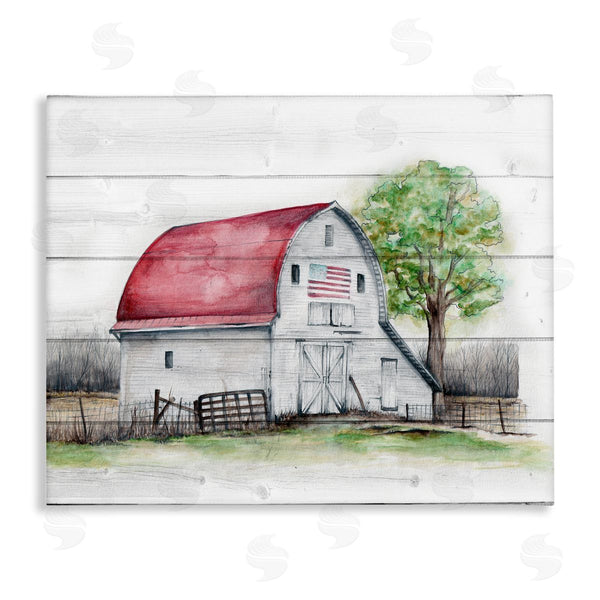 stupell industries Studio 731 | Rustic Americana Barn Wall Art