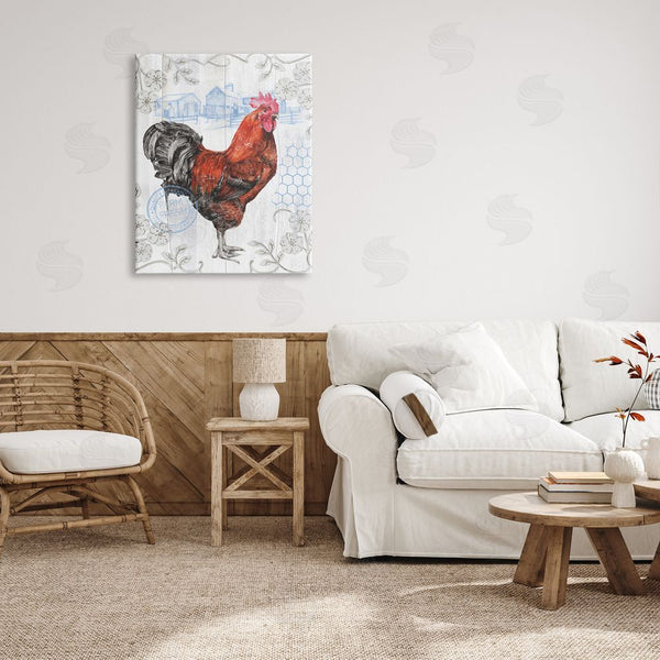 Stupell Industries Studio 731 | Rustic Farmhouse Rooster Wall Art