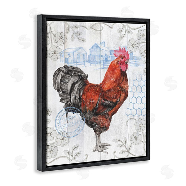 Stupell Industries Studio 731 | Rustic Farmhouse Rooster Wall Art