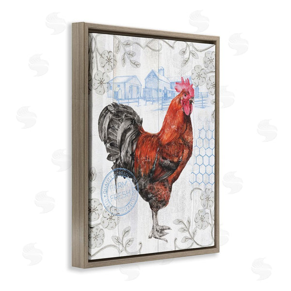Stupell Industries Studio 731 | Rustic Farmhouse Rooster Wall Art