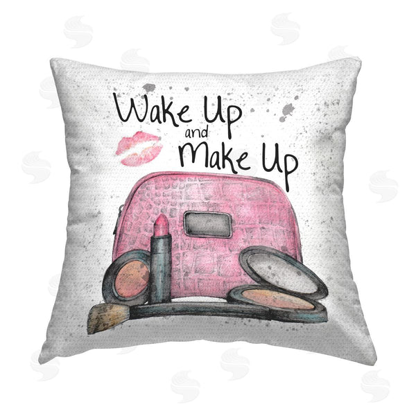 Stupell Industries Studio 731 | Wake Up & Makeup Glam Printed Throw Pillow