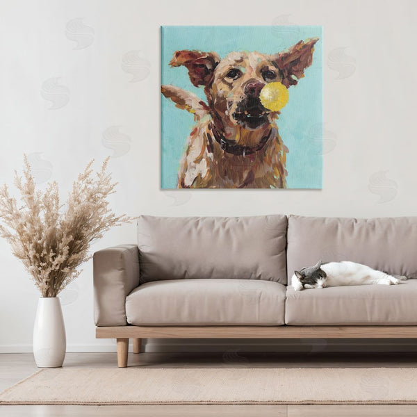 Stupell Industries Studio Bautista | Dog Playing With Ball Wall Art