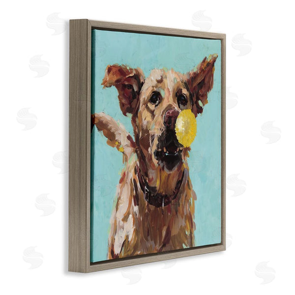 Stupell Industries Studio Bautista | Dog Playing With Ball Wall Art