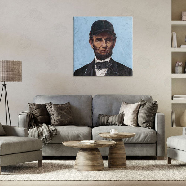 Stupell Industries Studio Bautista | Honest Abe With Baseball Cap Wall Art