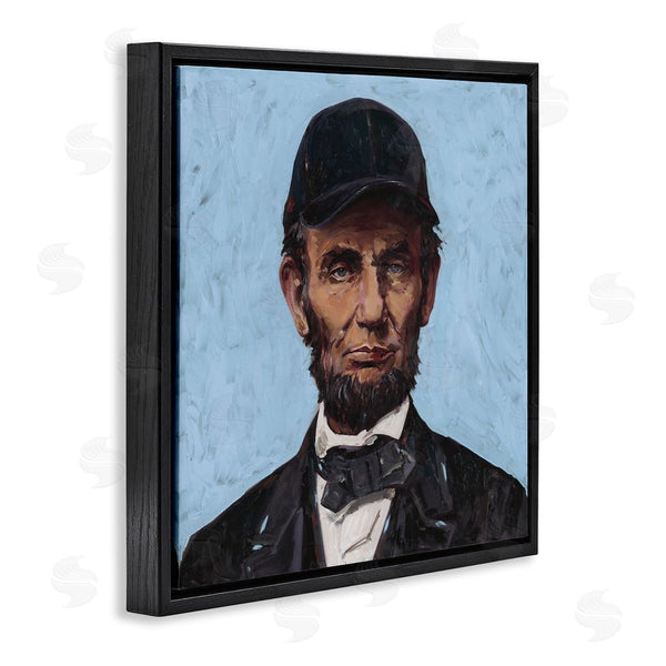 Stupell Industries Studio Bautista | Honest Abe With Baseball Cap Wall Art