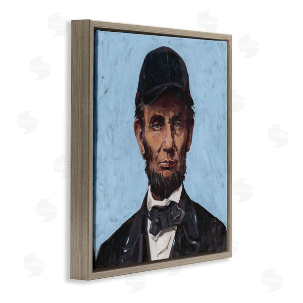 Stupell Industries Studio Bautista | Honest Abe With Baseball Cap Wall Art
