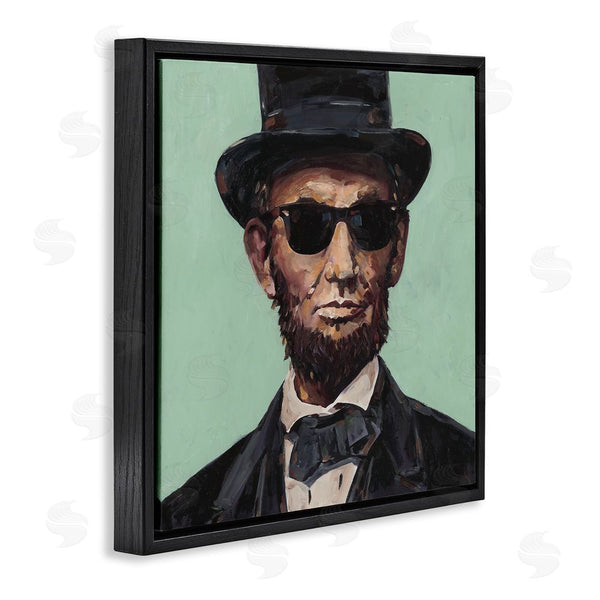 Stupell Industries Studio Bautista | Honest Abe With Shades Wall Art