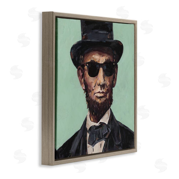 Stupell Industries Studio Bautista | Honest Abe With Shades Wall Art