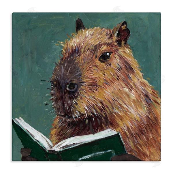 stupell industries Studio Bautista | Studious Capybara Reading Wall Art