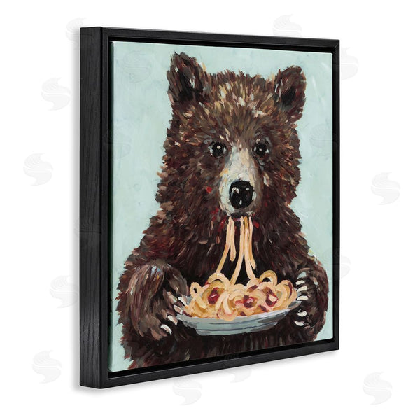 Stupell Industries Studio Bautista | Whimsical Bear & Spaghetti Wall Art