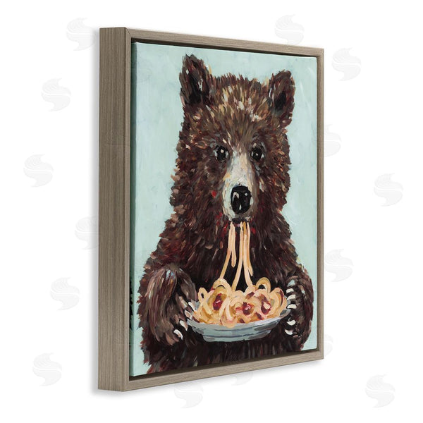 Stupell Industries Studio Bautista | Whimsical Bear & Spaghetti Wall Art