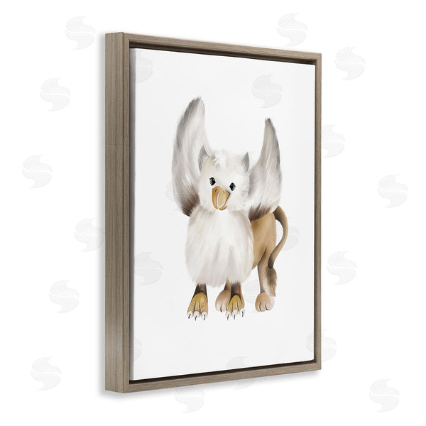 Stupell Industries Studio Q | Mythical Fantasy Creature Winged Hippogriff Painting Wall Art