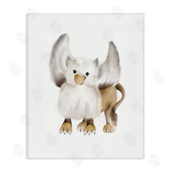 stupell industries Studio Q | Mythical Fantasy Creature Winged Hippogriff Painting Wall Art