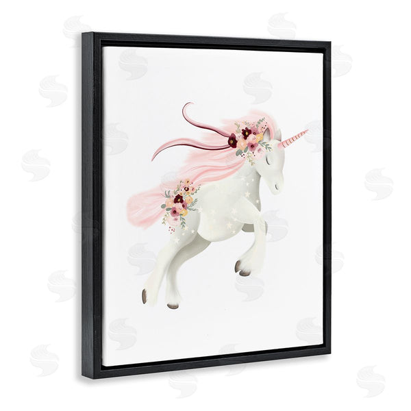 Stupell Industries Studio Q | Pastel Galloping Unicorn