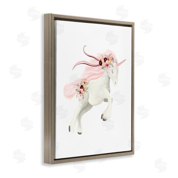 Stupell Industries Studio Q | Pastel Galloping Unicorn