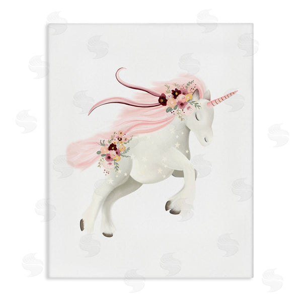 stupell industries Studio Q | Pastel Galloping Unicorn