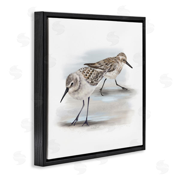 Stupell Industries Studio Q | Sandpiper Pair On Sandy Beach