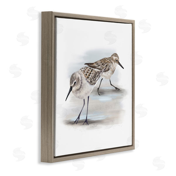 Stupell Industries Studio Q | Sandpiper Pair On Sandy Beach