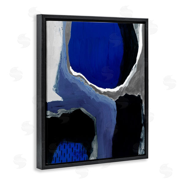 Stupell Industries Studio W | Abstract Cobalt Blue Design