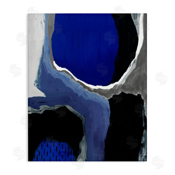 stupell industries Studio W | Abstract Cobalt Blue Design