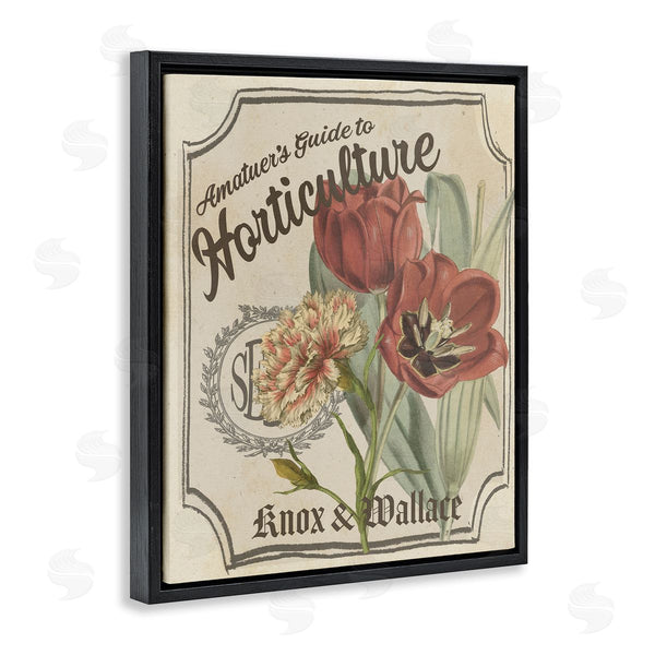 Stupell Industries Studio W | Antique Seed Packet Red Tulip Horticulture Study Wall Art