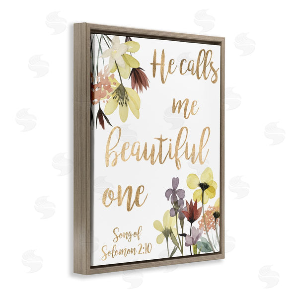 Stupell Industries Studio W | Beautiful One Proverbs Song Of Solomon 2:10