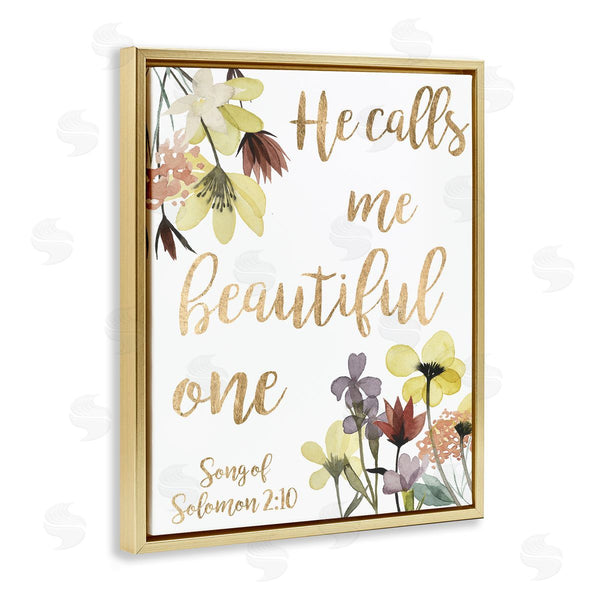 Stupell Industries Studio W | Beautiful One Proverbs Song Of Solomon 2:10