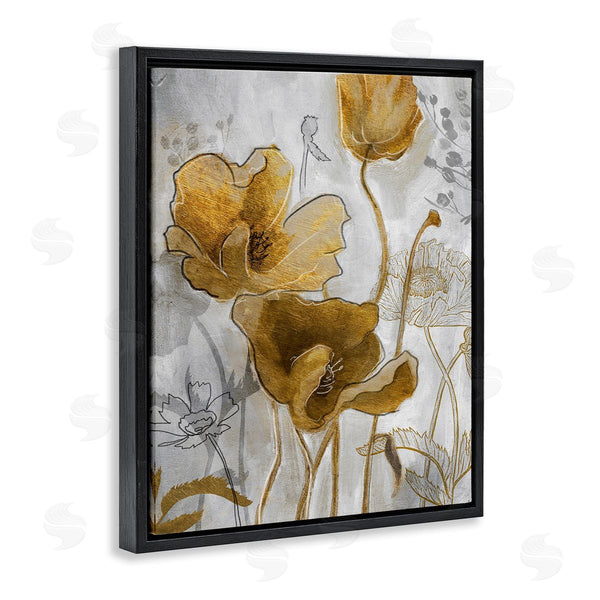 Stupell Industries Studio W | Golden Poppy Field Abstract Floral Illustration