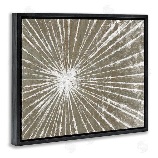 Stupell Industries Studio W | Industrial Distressed Line Burst Brown