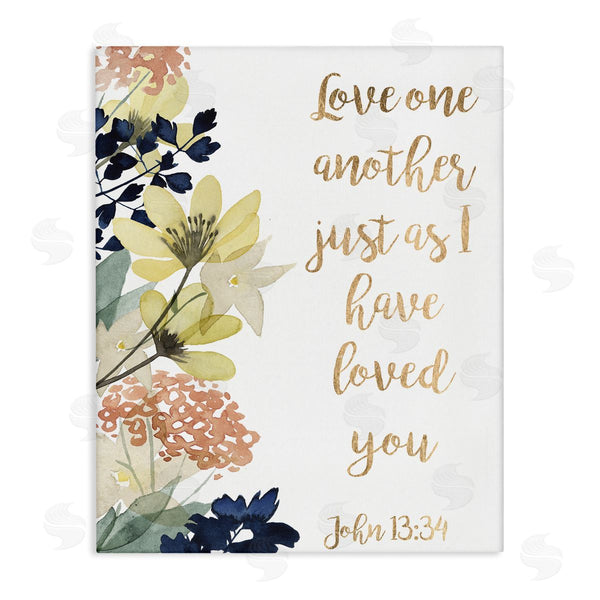 stupell industries Studio W | Love One Another Proverbs John 13:34 Wildflowers