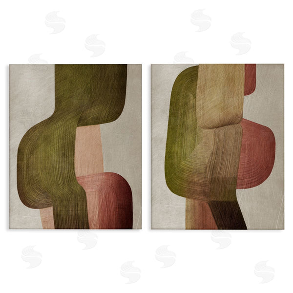 stupell industries 1x | Metal Brush Curvatures