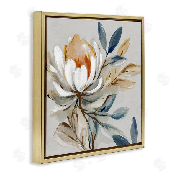 Stupell Industries Alex Black | Blooming White Mum