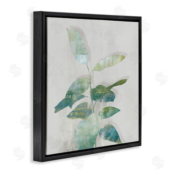 Stupell Industries Alex Black | Minimal Bloom Leaves