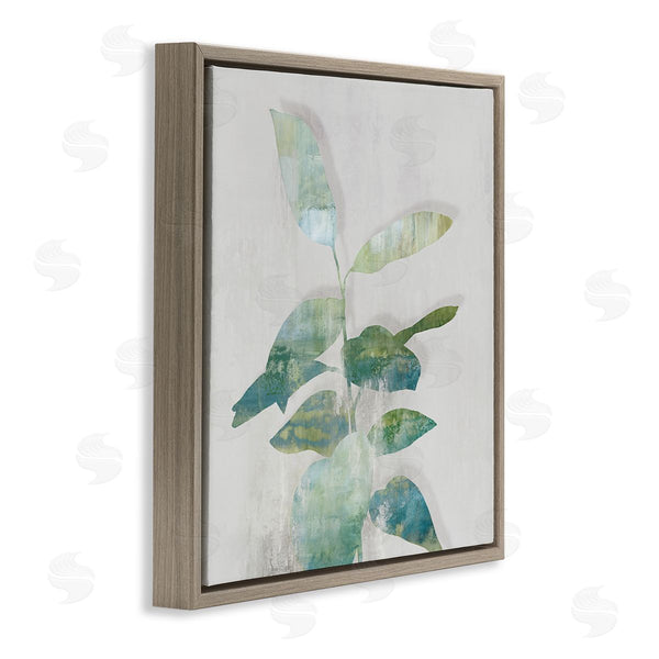 Stupell Industries Alex Black | Minimal Bloom Leaves