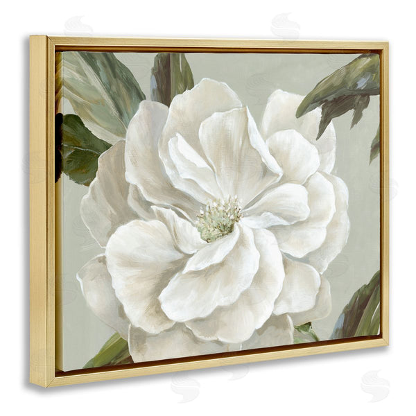 Stupell Industries Alex Black | White Rose Floret