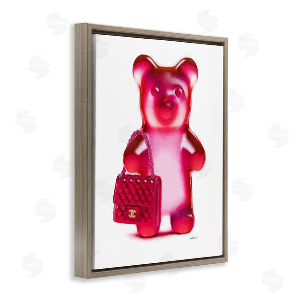 Stupell Industries Amanda Greenwood | Red Bear & Purse