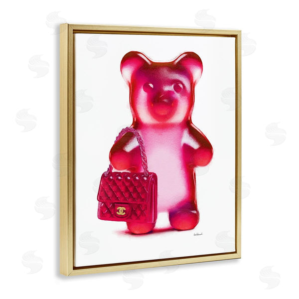 Stupell Industries Amanda Greenwood | Red Bear & Purse