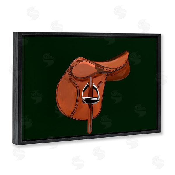 Stupell Industries Amelia Noyes | Brown Horse Saddle