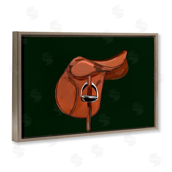 Stupell Industries Amelia Noyes | Brown Horse Saddle