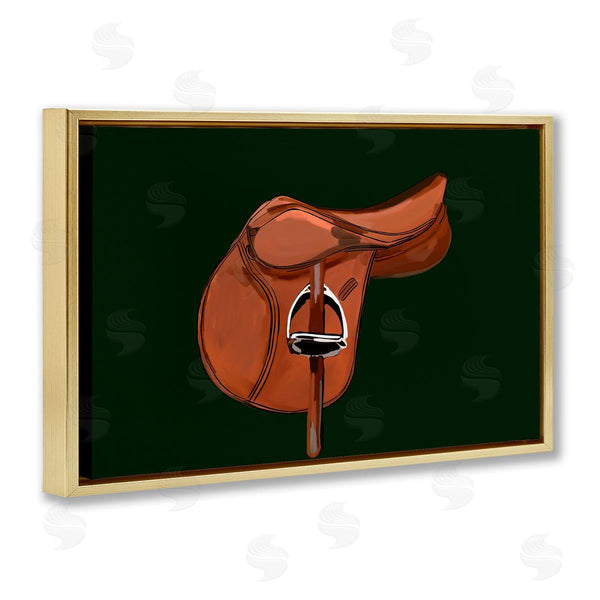 Stupell Industries Amelia Noyes | Brown Horse Saddle