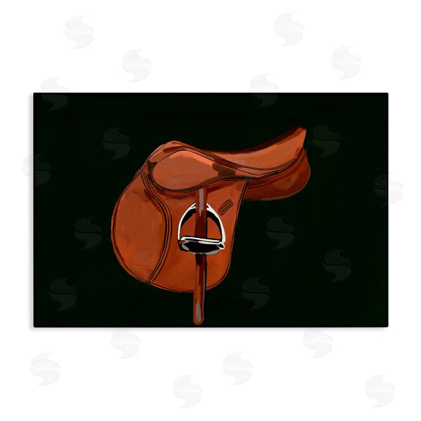 stupell industries Amelia Noyes | Brown Horse Saddle