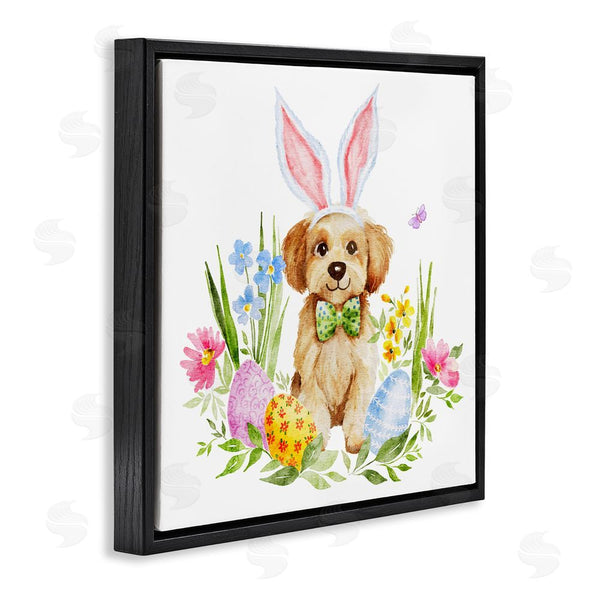 Stupell Industries Amy Hall | Playful Easter Puppy