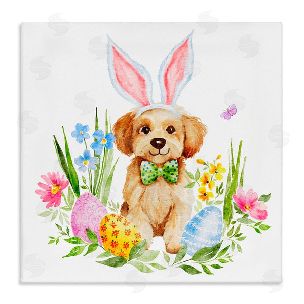 stupell industries Amy Hall | Playful Easter Puppy