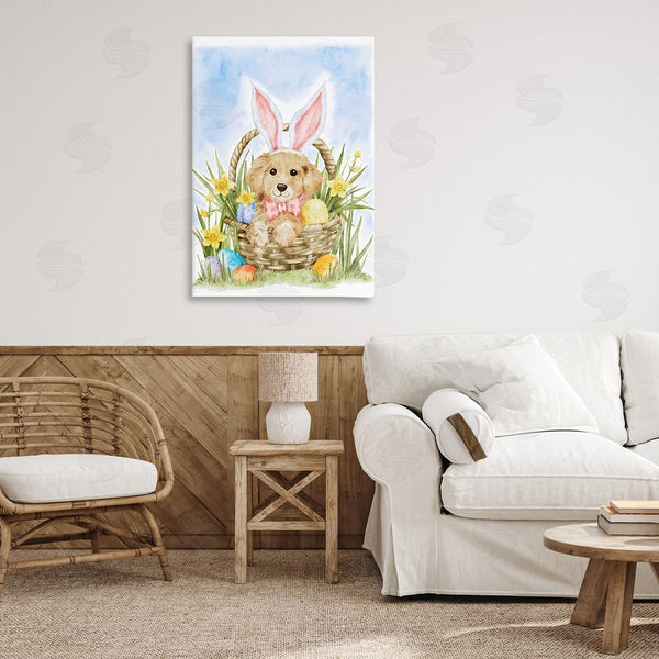 Stupell Industries Amy Hall | Spring Easter Puppy